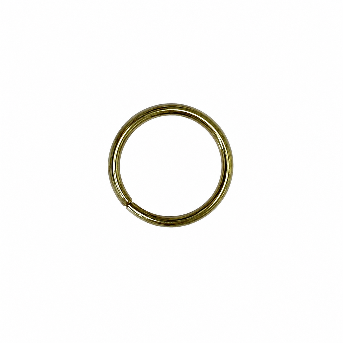 Steel Split Key Ring – Nickel Plated & Electro Brass