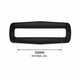 Black Acetal Common Loop 20mm–50mm