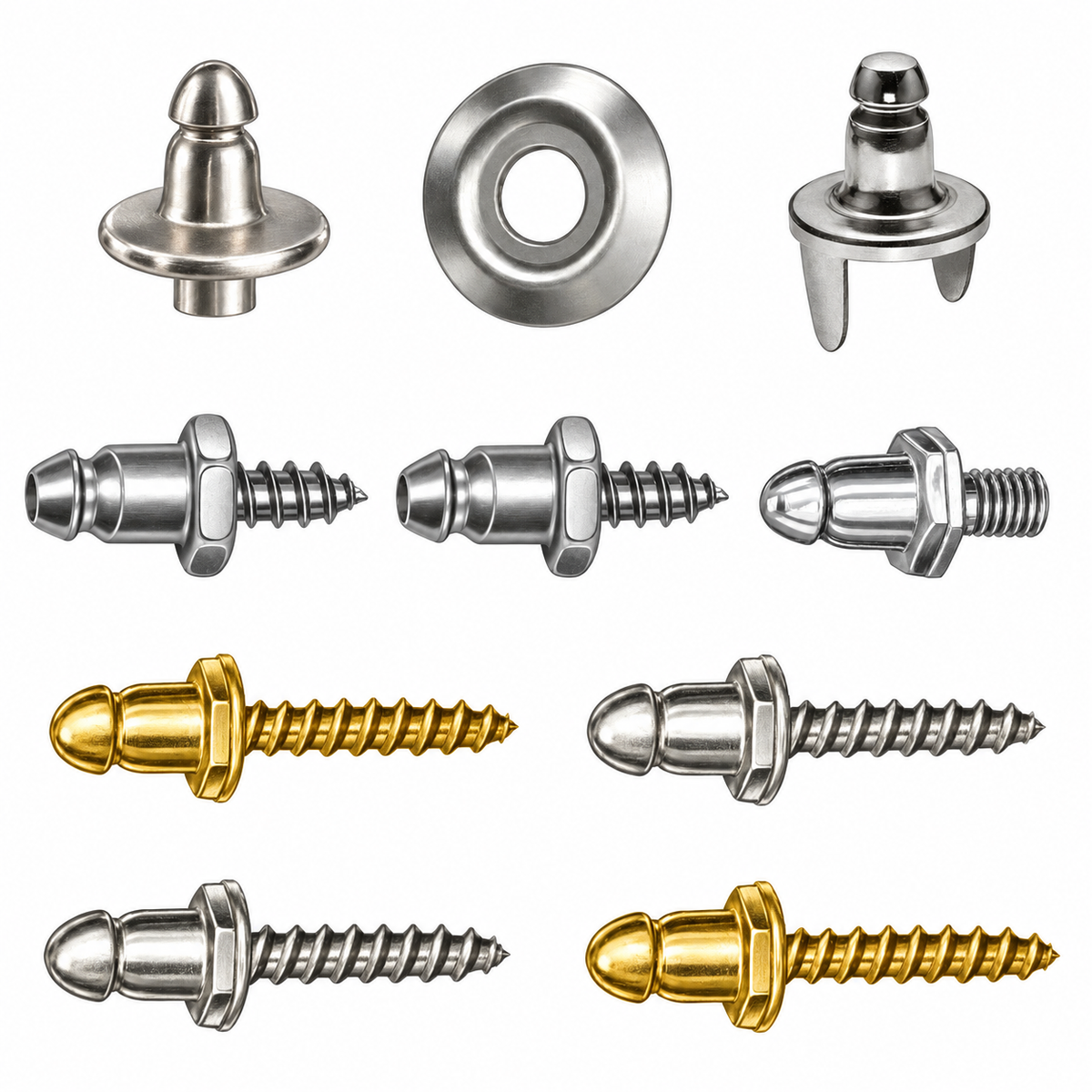 Lift-the-DOT® Fastener Studs – Multiple Fixing Types & Materials