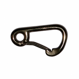 Carabiner Hook Asymmetric with Enclosed Eye - Stainless Steel - 80mm AISI316