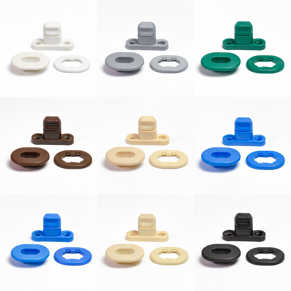 OSL4 Nylon Turnbutton Set | 7 Colours | Marine, Outdoor & Canvas Fastening