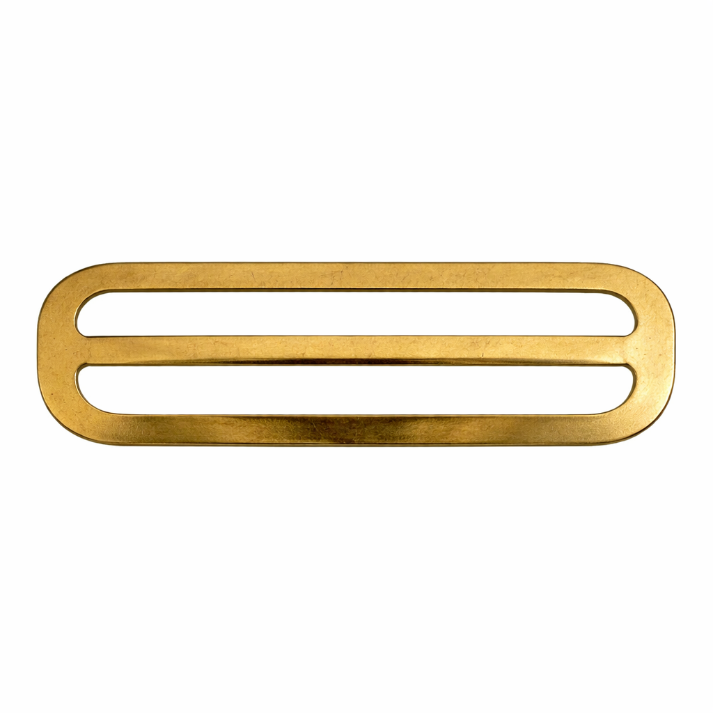 Electro Brassed Strap & Belt Slide – 25mm, 38mm & 50mm
