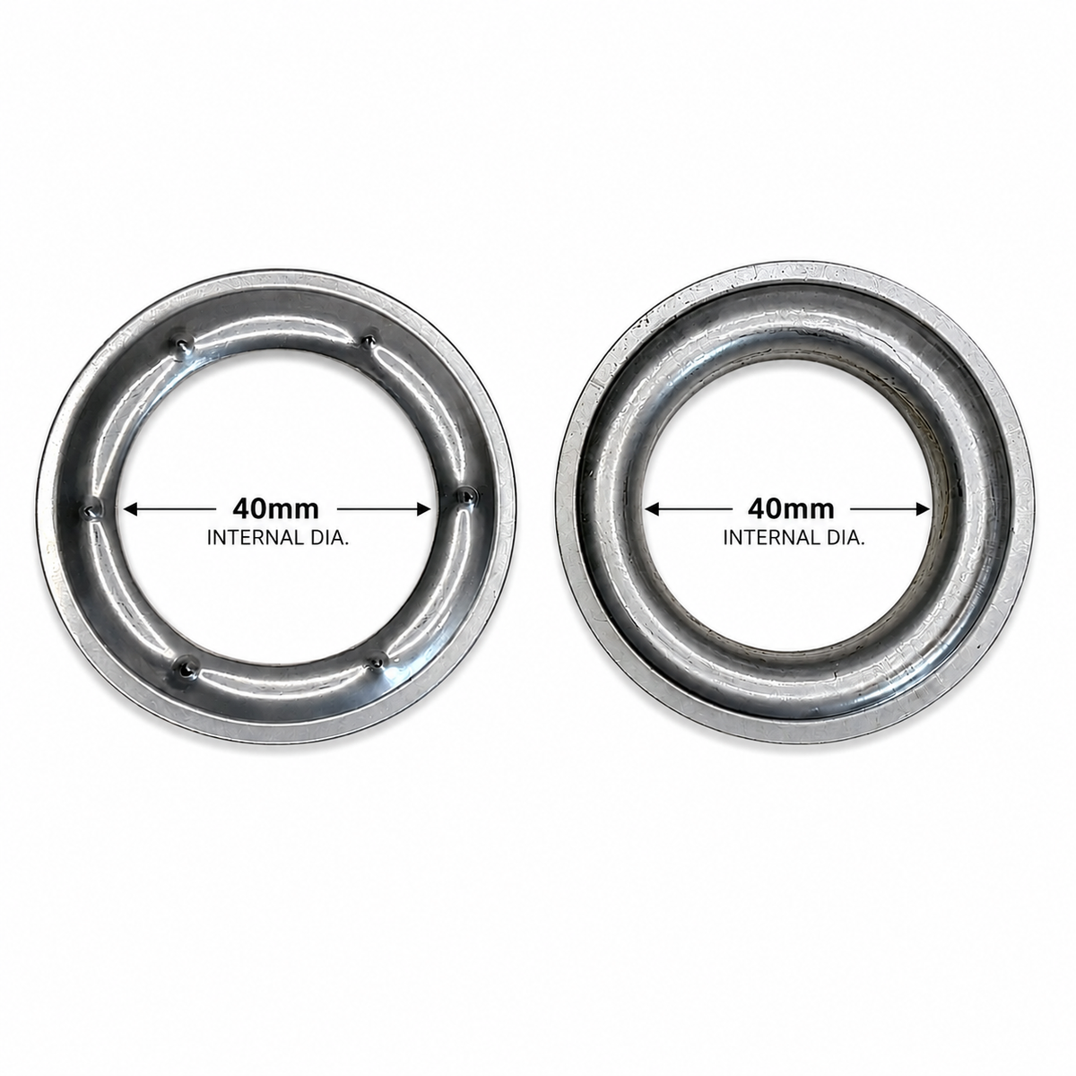 Curtain Eyelet & Ring – 40mm Stainless Steel Satin Finish