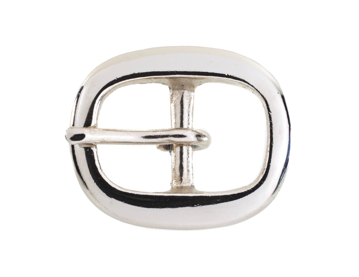 Solid Brass Nickel Plated Belt Buckles | 20mm to 50mm | Multiple Styles Available