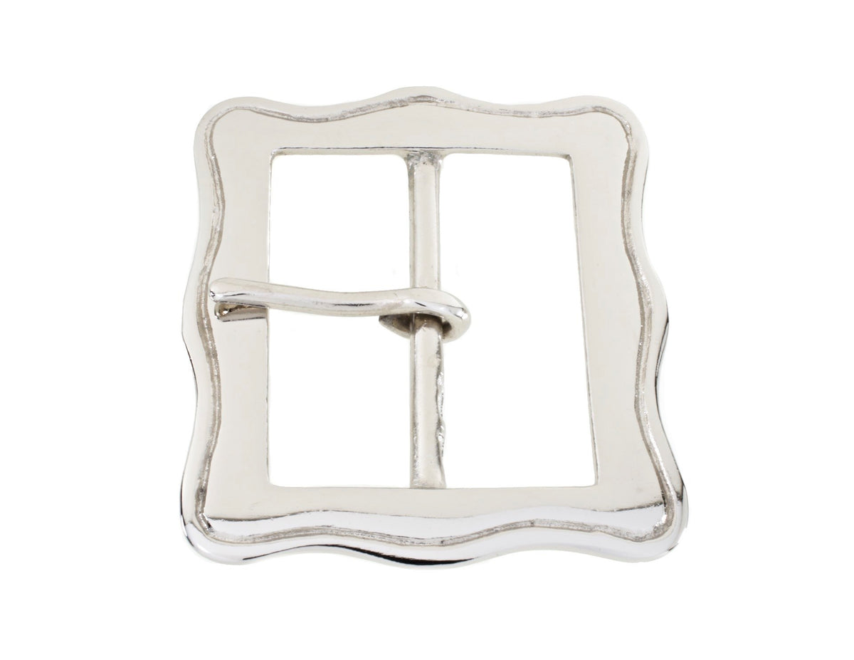 Nickel Plated Brass Belt Buckles | 45mm & 50mm | Multiple Styles Available