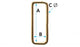 Open Rectangle Ring | Electro Brass & Nickel Plated | 13mm–38mm