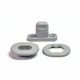 Grey Snap Fastener 1:1 White Background