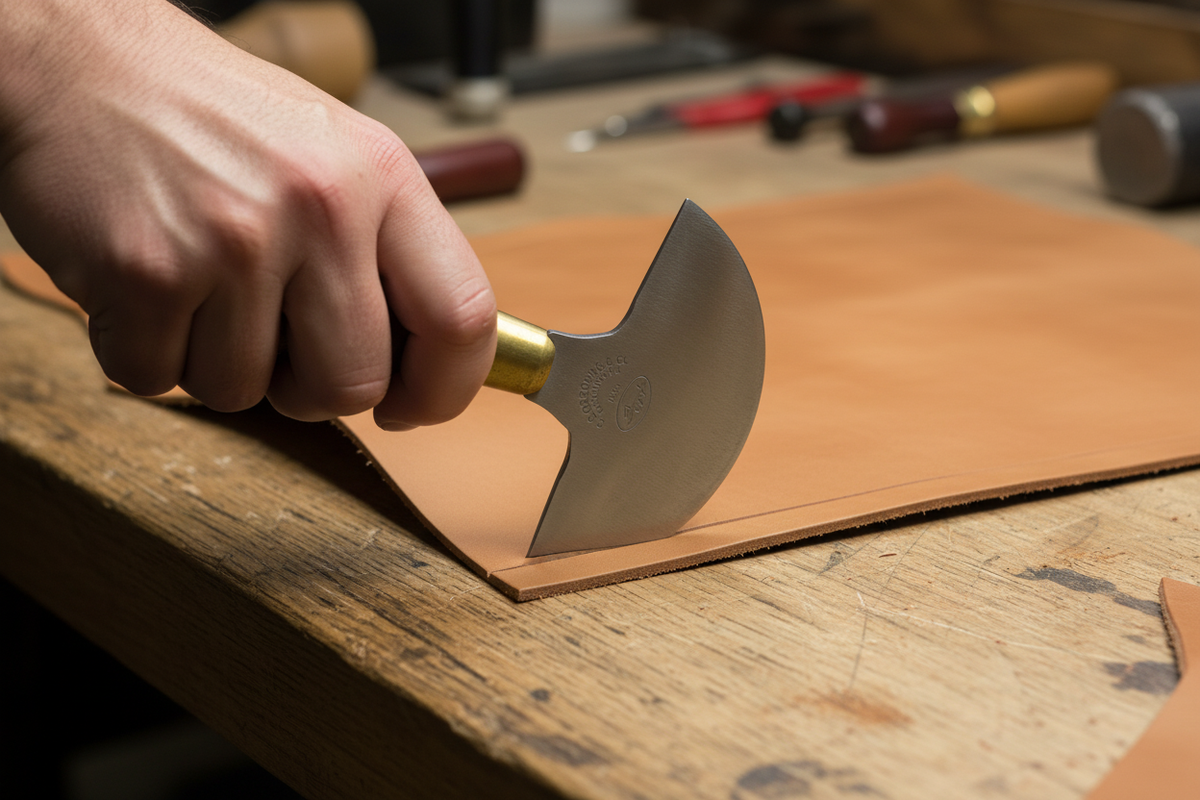 Head Knife in Use