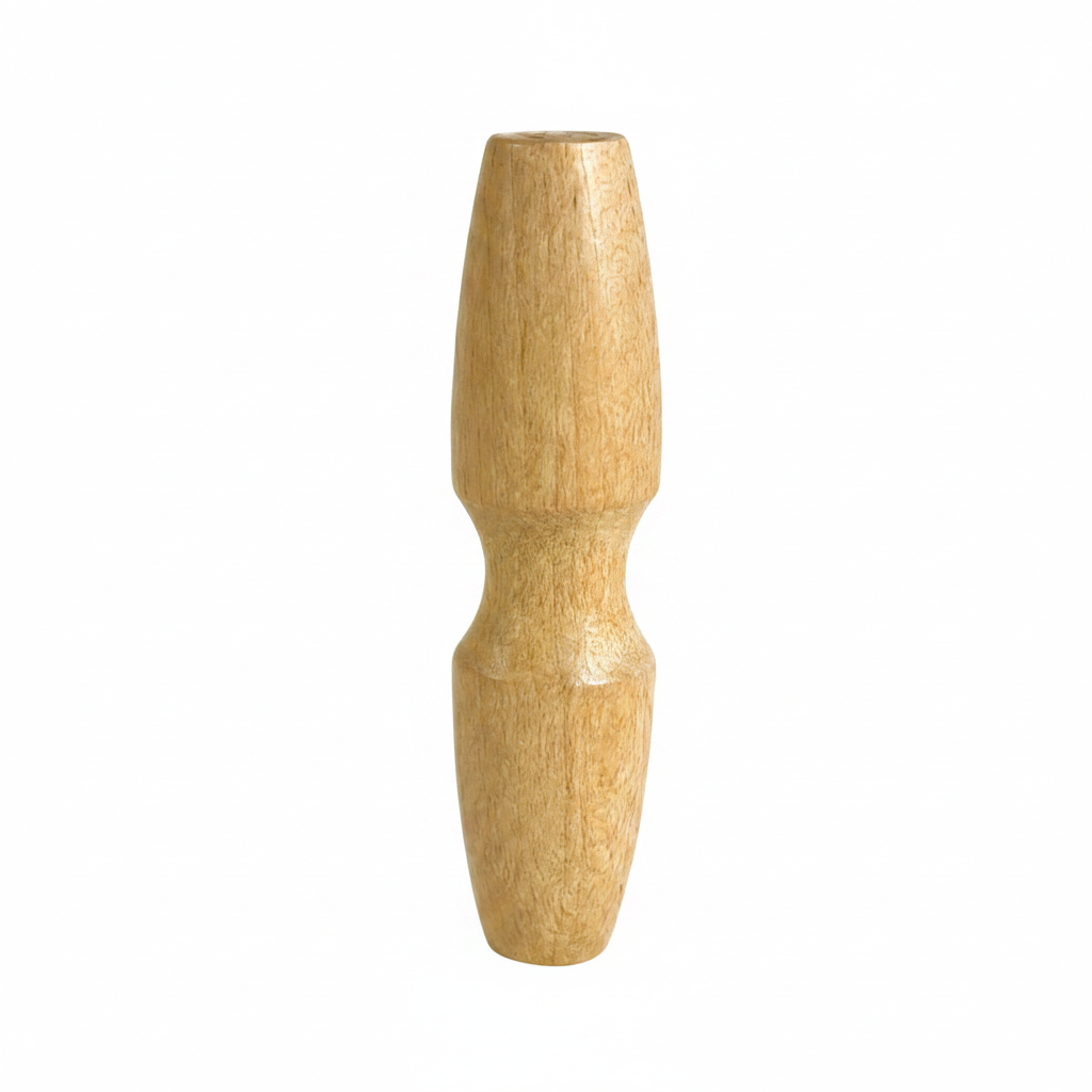 Wooden fid toggle tool on white background