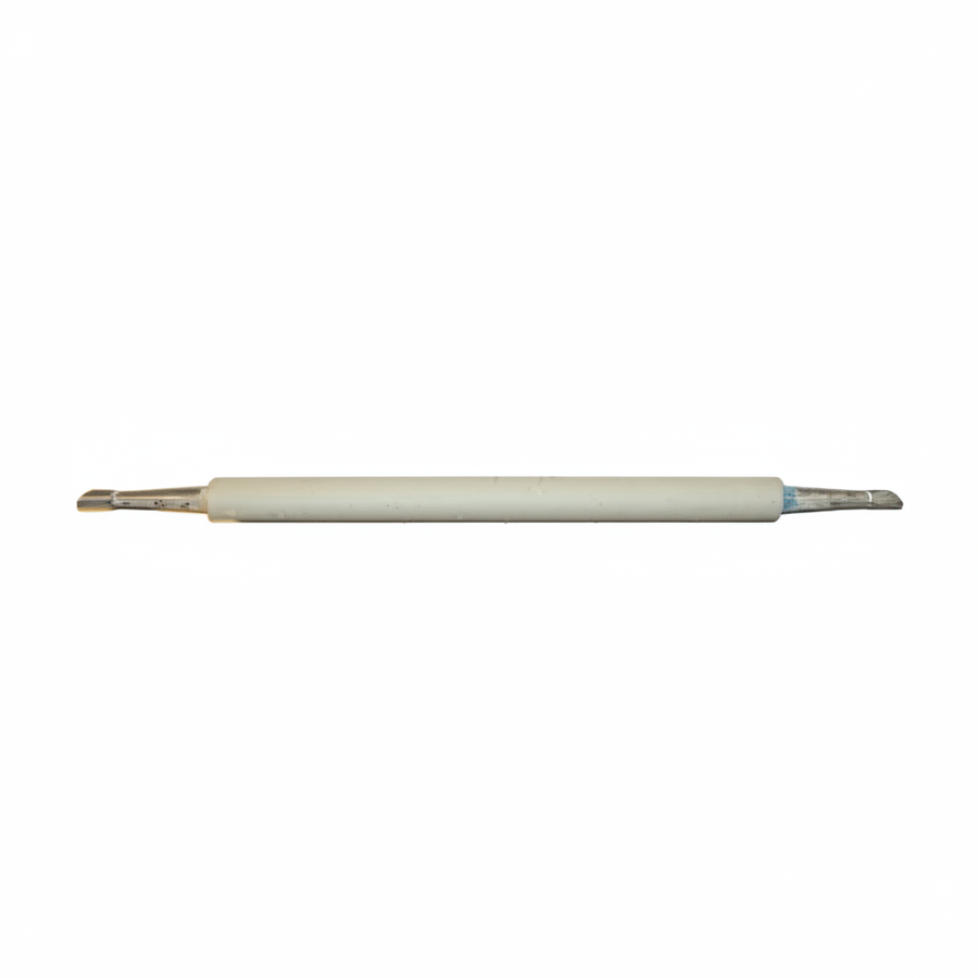 Double-ended DOT turnscrew tool on white background
