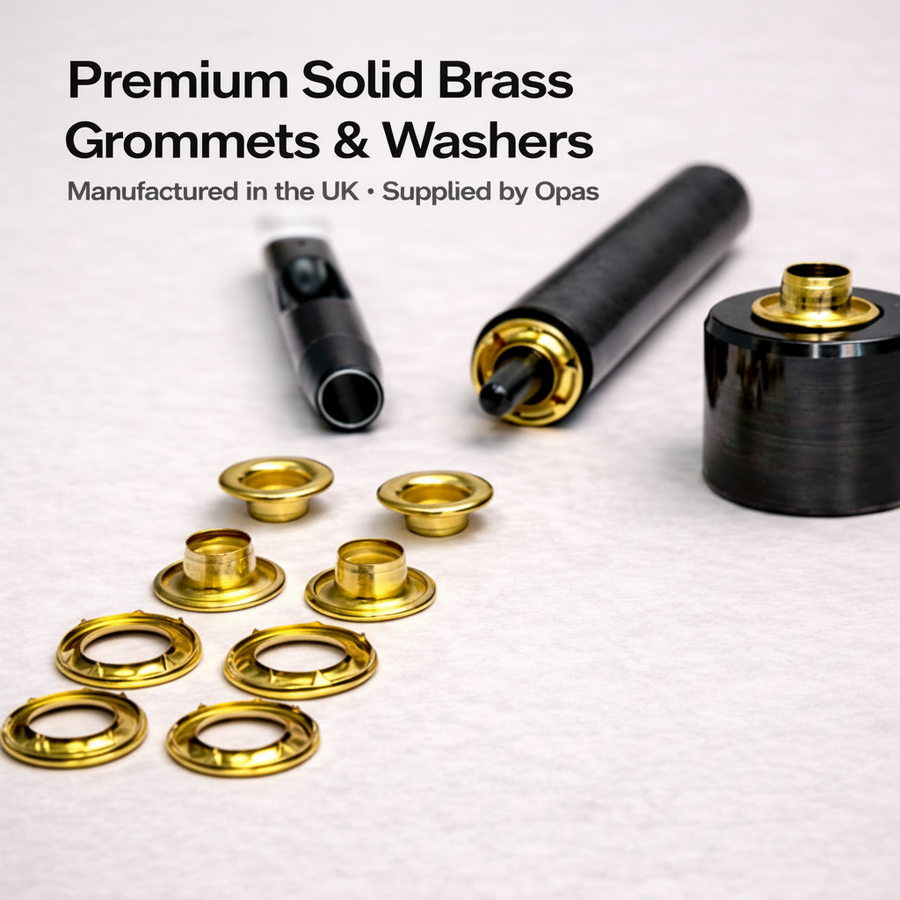 Premium Solid Brass Grommets & Washers