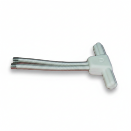 Elastic T-Bar – White High Density Plastic – Shock Cord Fastener