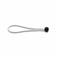 Ball bungee cord centred on brilliant white background