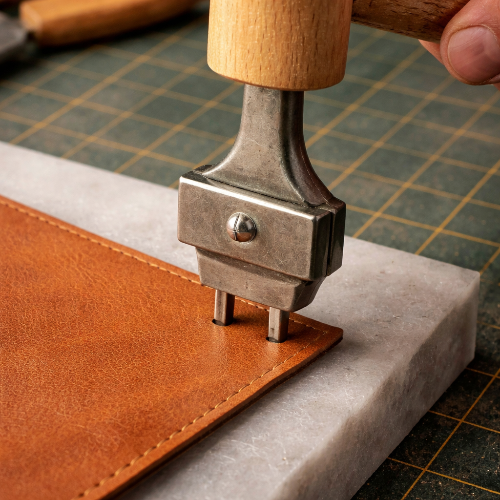 2 Pronged Punch – Adjustable Cutting Tool for Decorative Studs