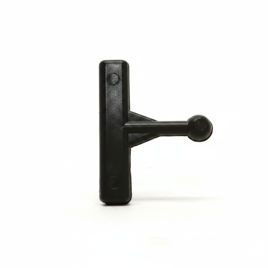 Hang-On Keder Ball Hook – Black Plastic