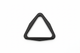 Black Acetal Triangle Ring - 20mm & 25mm