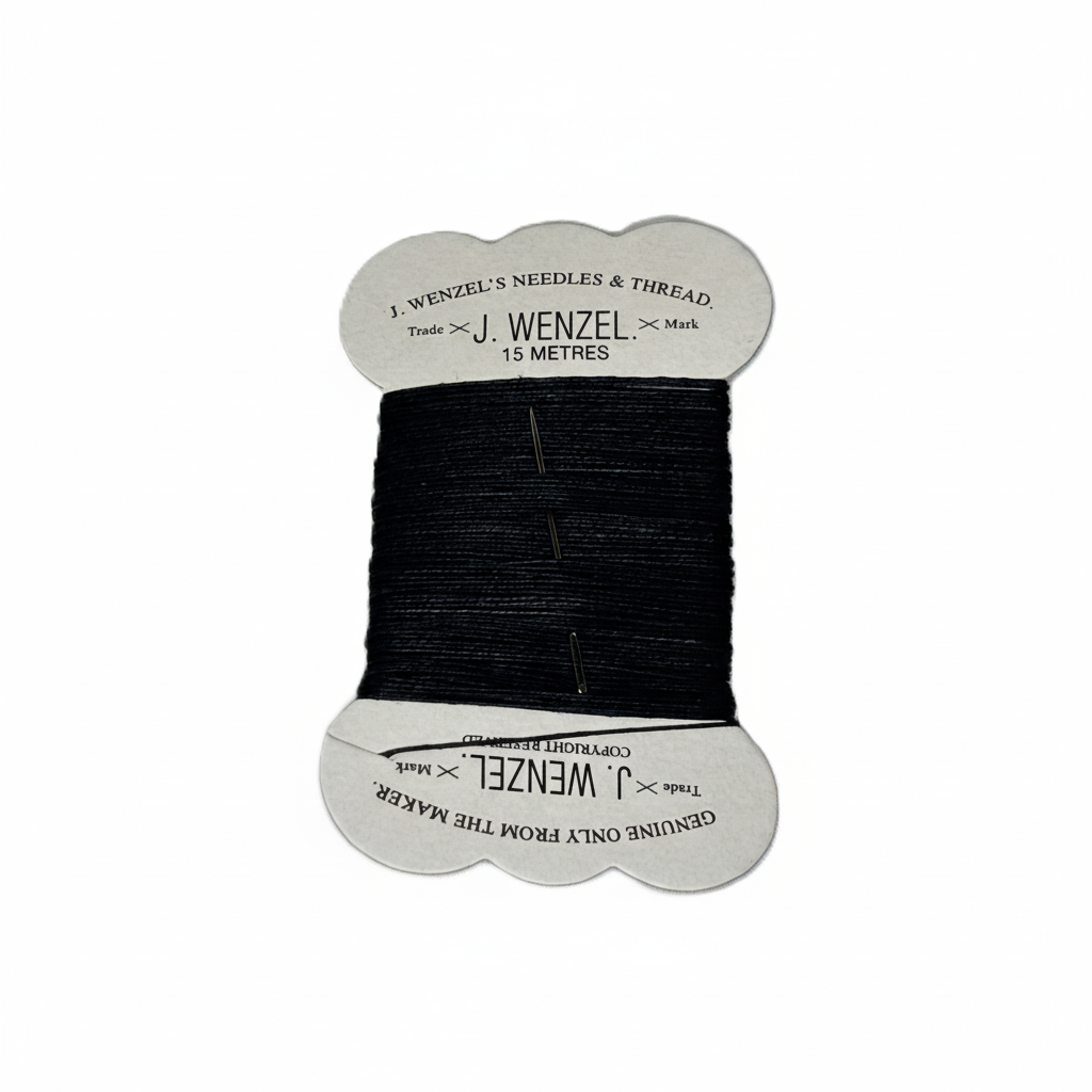 J. Wenzel black thread card 1:1