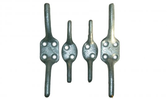 Cast Iron Cleat - Galvanised - Multiple Sizes