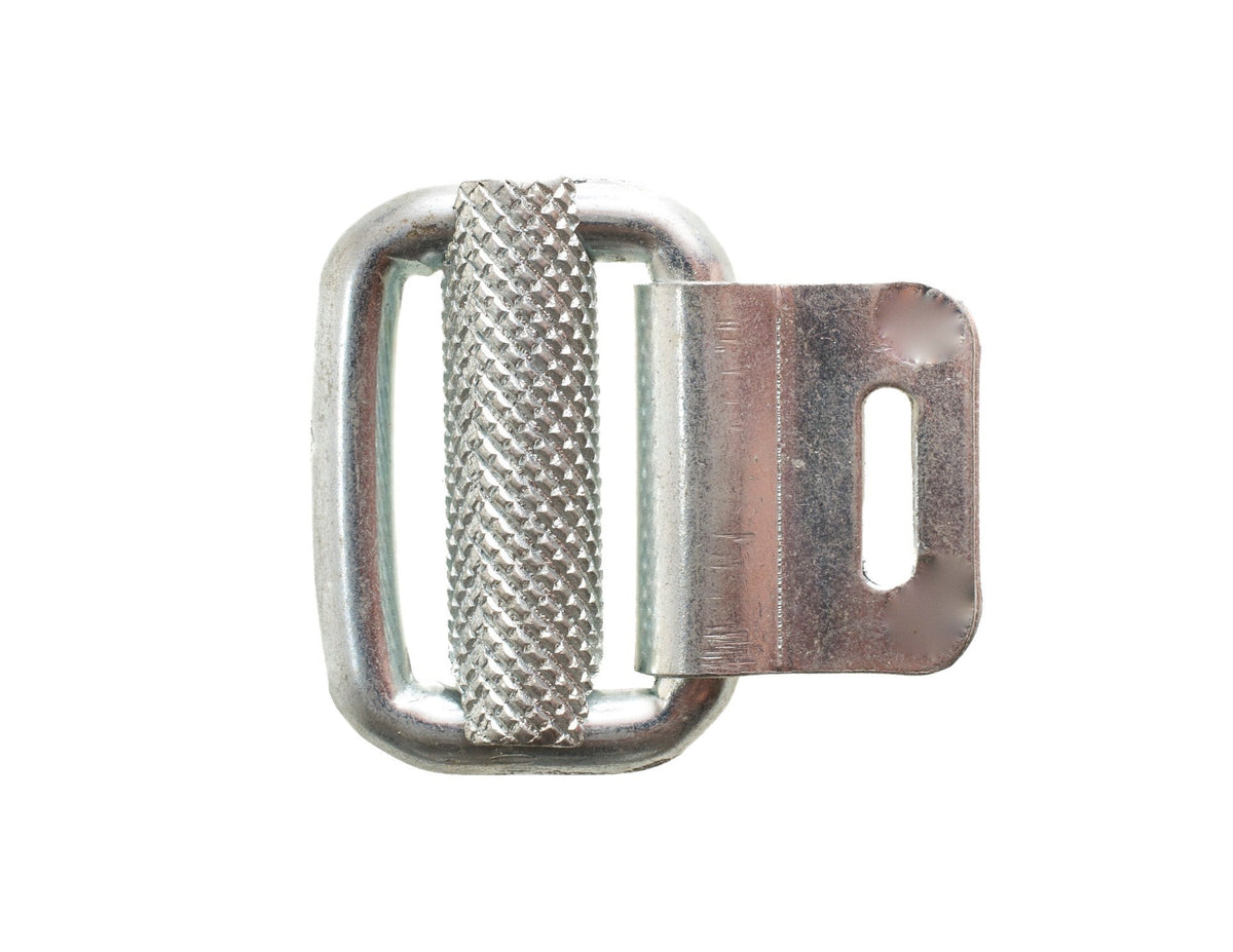Knurled Sliding Bar Buckles | 25mm & 50mm | Stainless Steel AISI316 & Bright Zinc Plated Steel