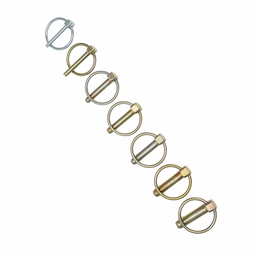 Linch Pins 7 Sizes Brilliant White Background