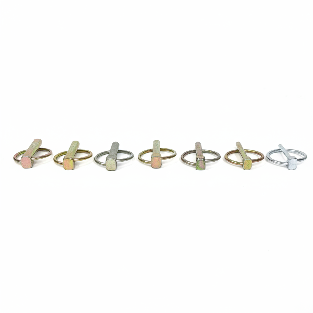 Linch Pins Front View White Background