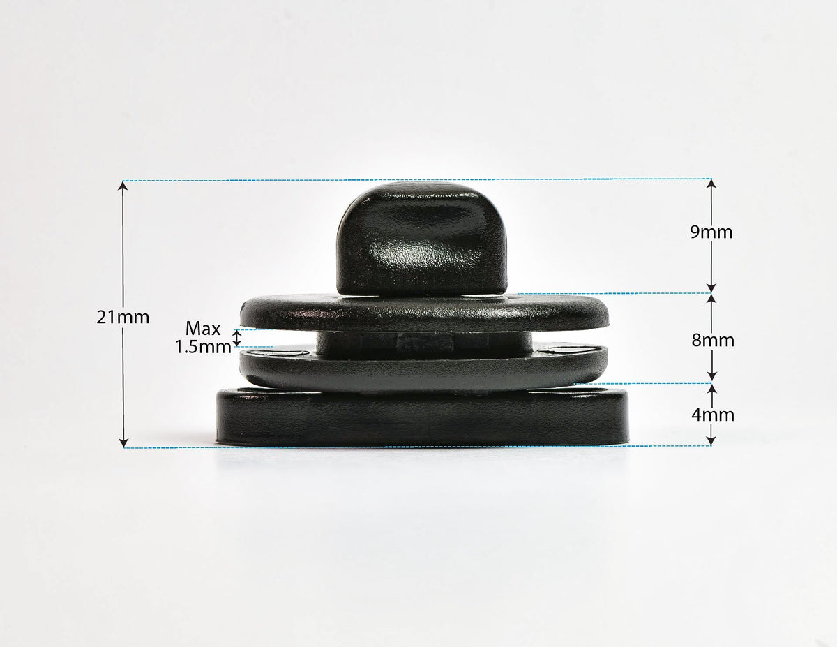 OSL4 Nylon Turnbutton Set | 7 Colours | Marine, Outdoor & Canvas Fastening