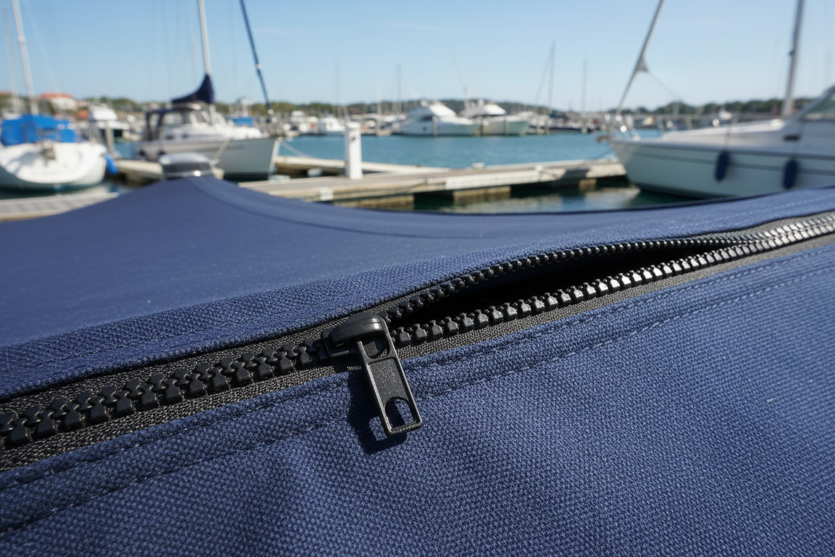 P10 Zip on Boat Cover