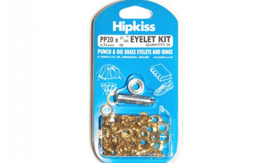 Brass Eyelet Kit Easy Pack - With Tools - 5mm to 13mm