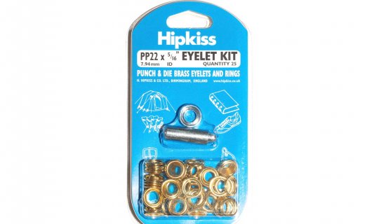 Brass Eyelet Kit Easy Pack - With Tools - 5mm to 13mm