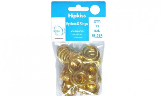 Brass Eyelet Easy Pack - Multiple Sizes - 5mm to 13mm