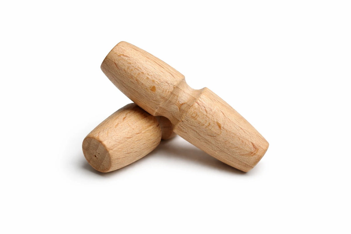 Solid Beech Wooden Flag Toggle – Heavy Duty & Undrilled (1½″–5″)