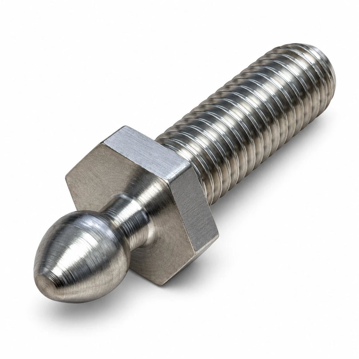 TENAX® M5 Threaded Ball Stud – Nickel-Plated Brass