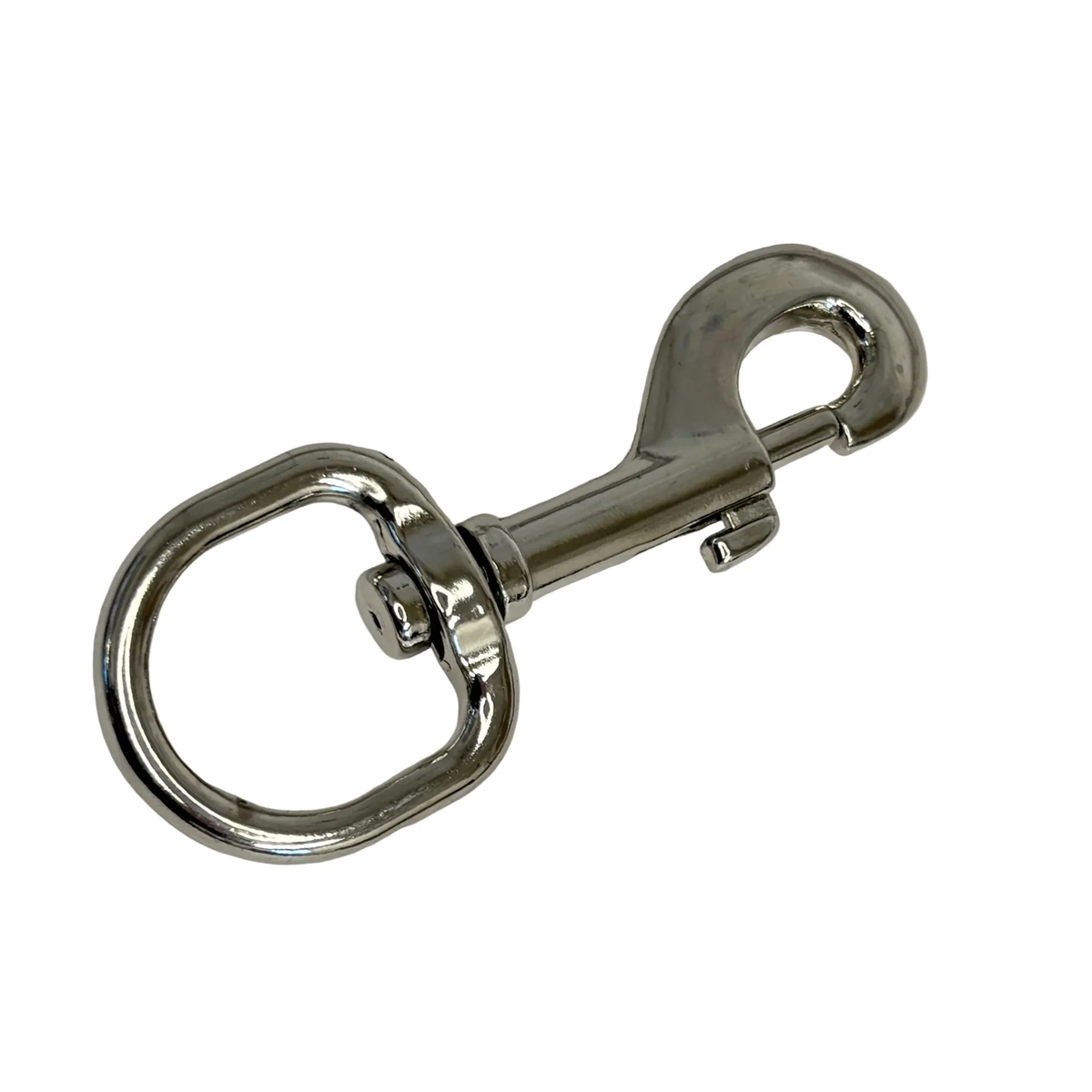 Nickel Plated Trigger Hook Round Swivel Eye - 20mm & 25mm