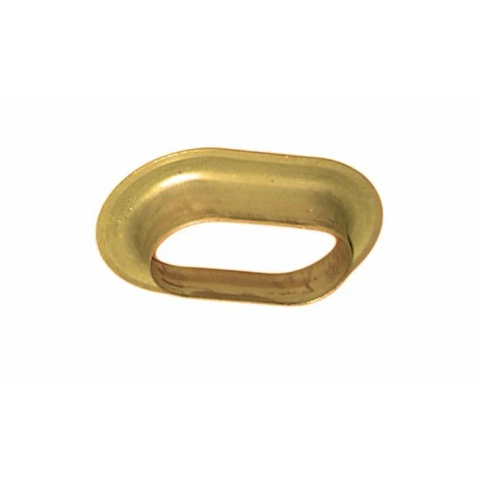 Oval TIR Eyelet & Ring Set 42x22mm | Zinc, Brass, Stainless Steel