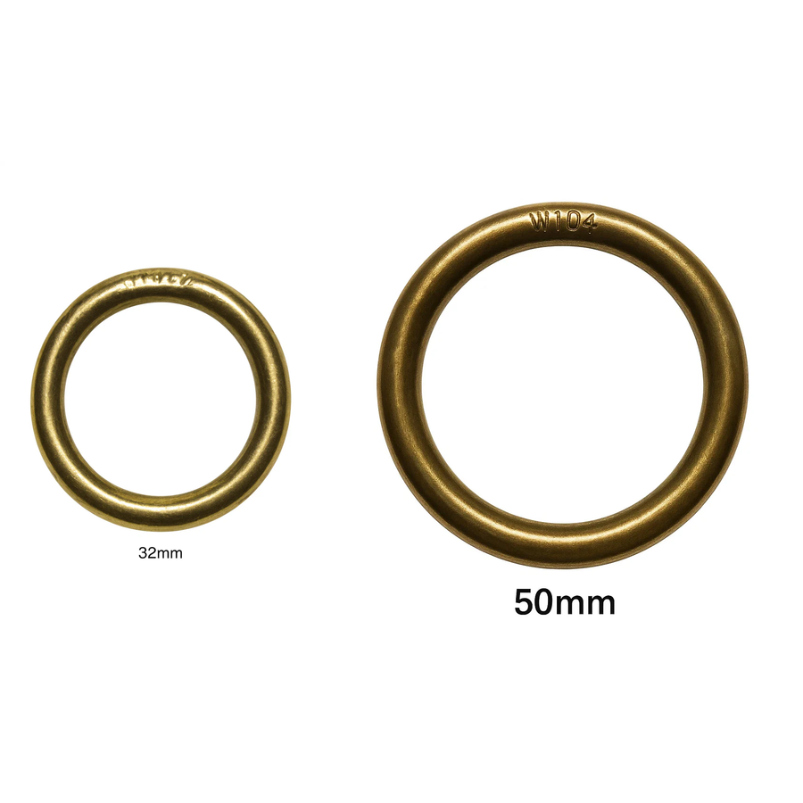 Brass 'O' Ring - Multiple Sizes