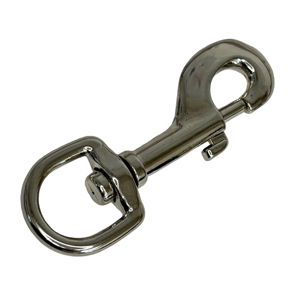 Nickel Plated Trigger Hook Round Swivel Eye - 20mm & 25mm