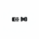 Side Release Buckle Halves Side by Side White Background