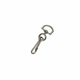 Silver D-Ring Swivel Snap Hook