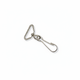 Silver Triangle Ring with Swivel Snap Hook