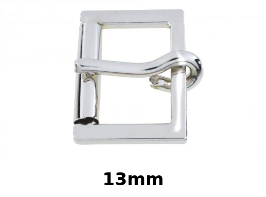 Single Die Cast Roller Buckle | Electro Brass & Nickel Plated | 13mm–25mm