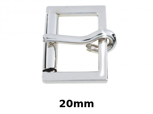 Single Die Cast Roller Buckle | Electro Brass & Nickel Plated | 13mm–25mm