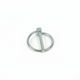 Single Linch Pin Brilliant White Background
