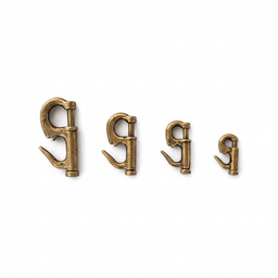 Spring Snap Hooks 4 Sizes 1:1 White Background
