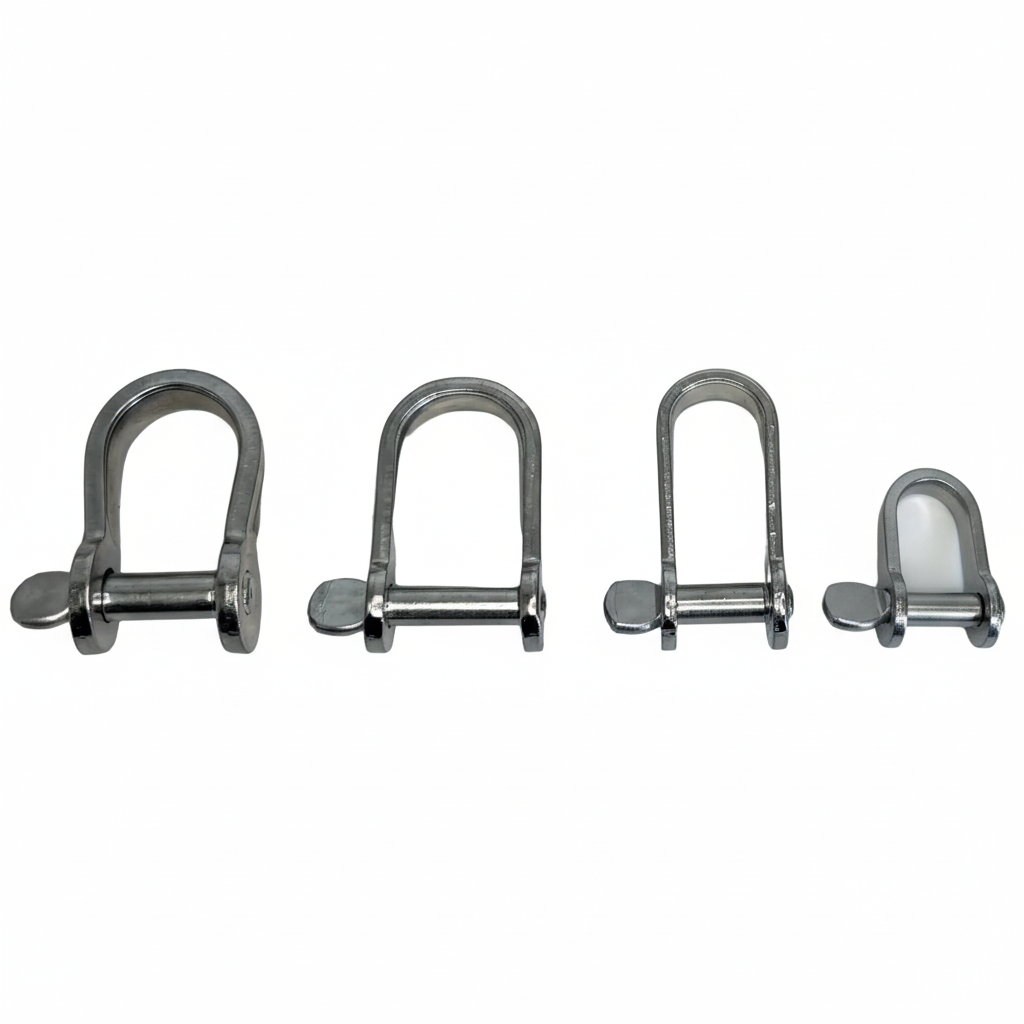 Stainless Steel D-Shackles – Size Range