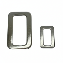 Stainless Steel Rectangular Rings – Vertical
