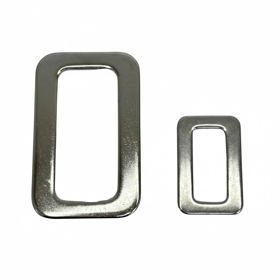 Stainless Steel Rectangular Rings – Vertical