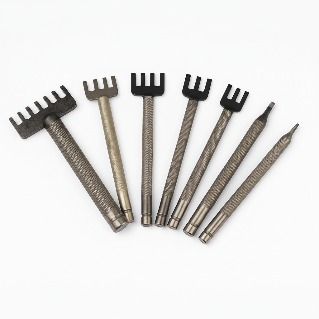 Thonging chisel tools 1:1 white background