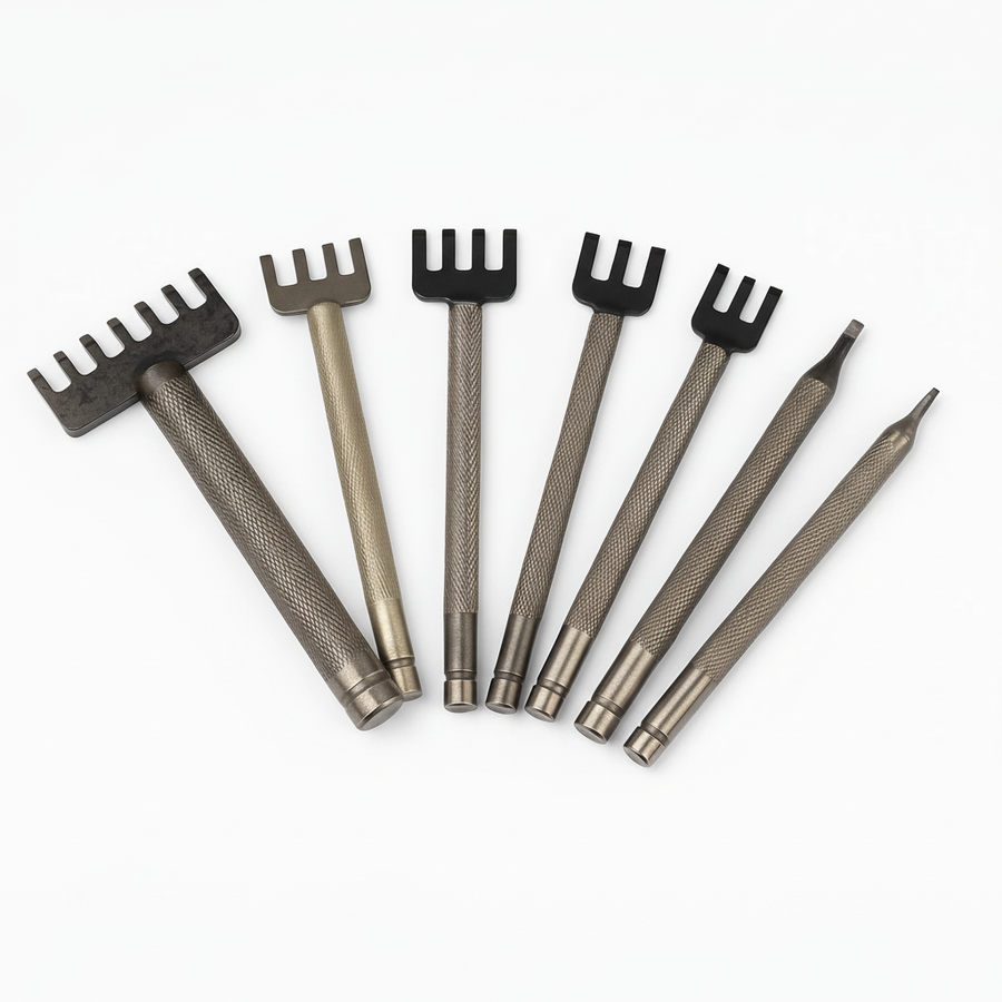 Thonging chisel tools 1:1 white background