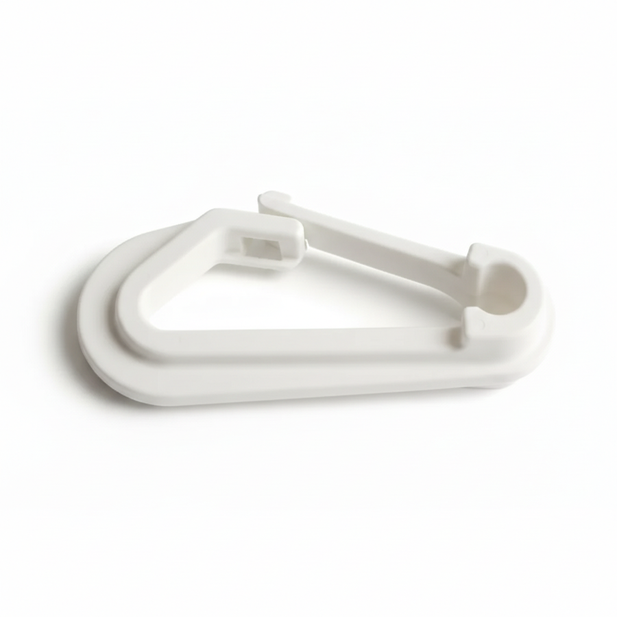 White Feel-Safe Snap Hook 1:1