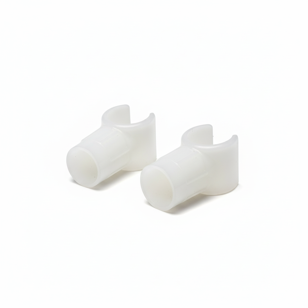 White Plastic Fittings Mockup